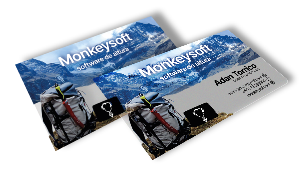 Tarjetas Monkeysoft hecho por Monkeyting